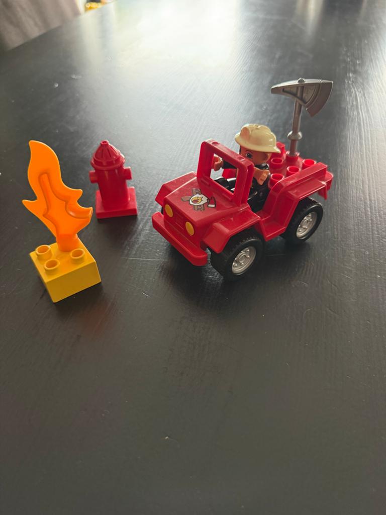 LEGO DUPLO Brandweercommandant set (6169) - Compleet, Gebruikt, Overige thema's, Ophalen of Verzenden, Compleet
