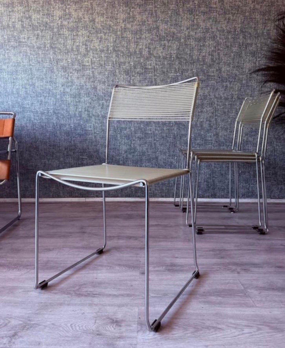 4 Spaghetti Chairs by Giandomenico Belotti for Alias, ca80s, Ophalen, -, Alias, Overige kleuren