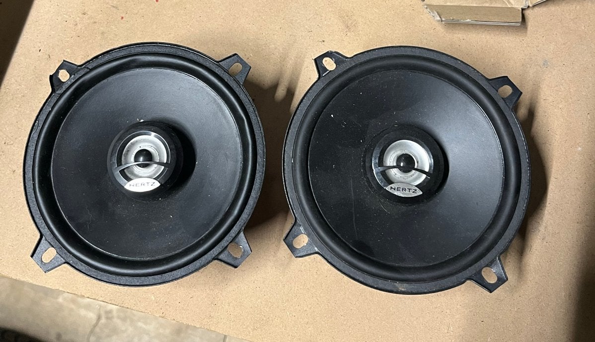 Hertz DCX 130.3 Autospeakers - 80W, 4 Ohm, Ophalen, Gebruikt