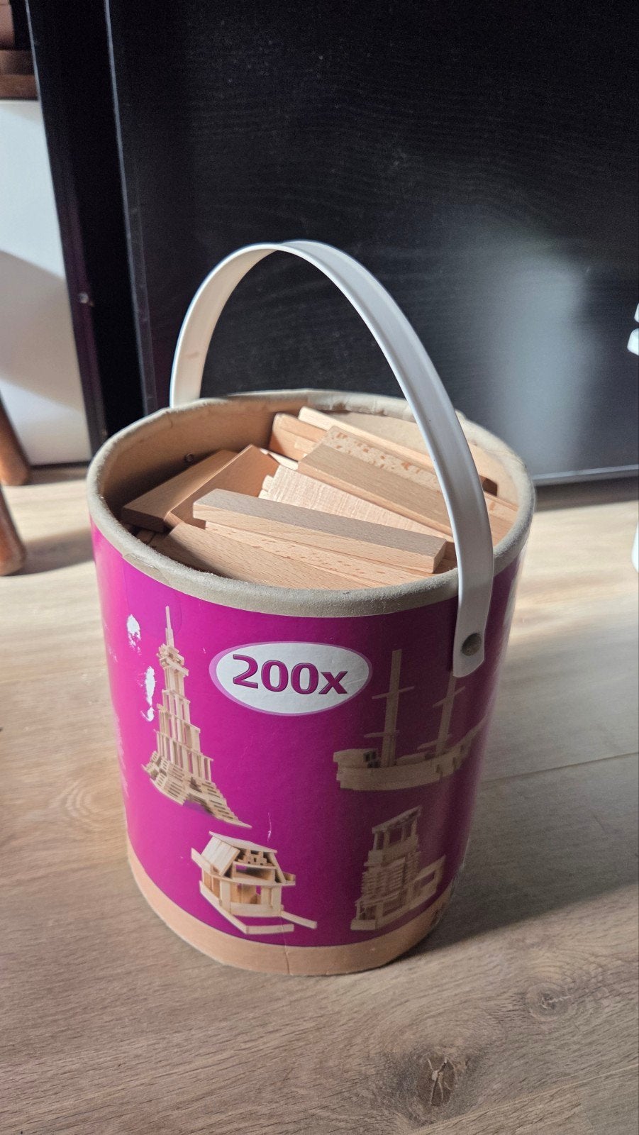 Eichhorn Houten Bouwblokken - 200 stuks, Ophalen, Gebruikt, Overige merken