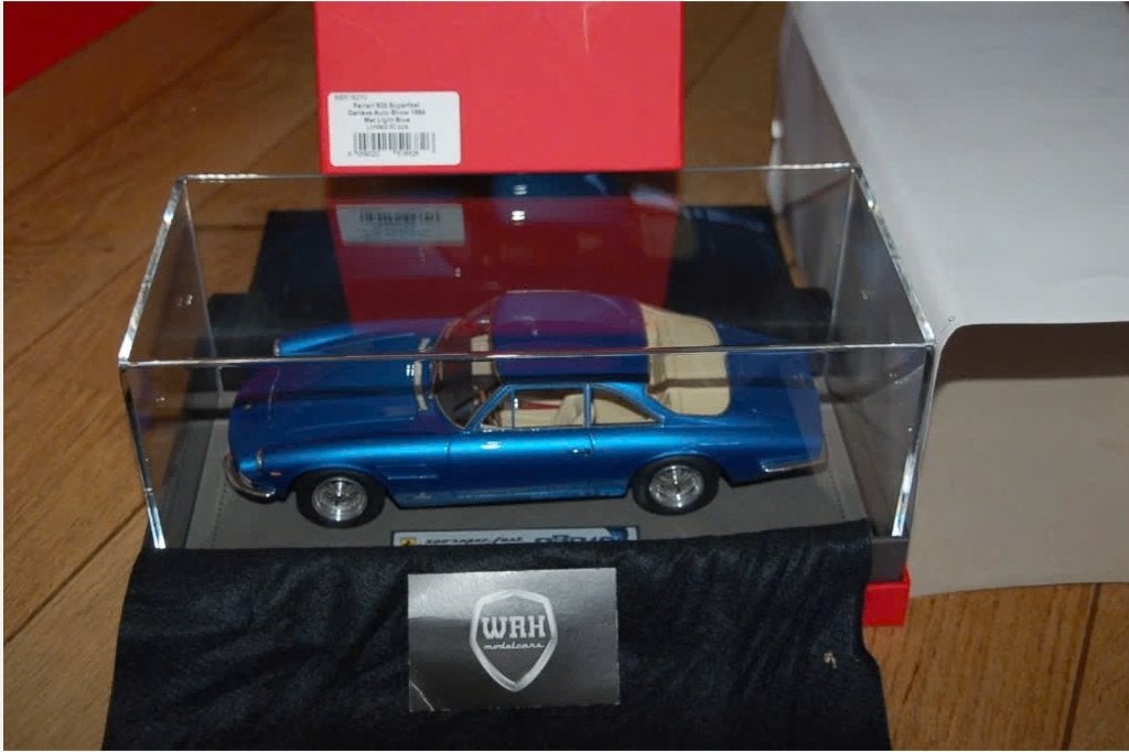 !! SALE !! 1:18 FERRARI 500 SUPERFAST blue BBR WRH, Hobby en Vrije tijd, Modelauto's | 1:18, Verzenden, Zo goed als nieuw, Auto