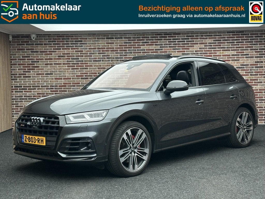 Audi SQ5 3.0 TFSI SQ5 quattro Pro Line Plus 360 | B&O | Pano, Auto's, Audi, Automaat, Gebruikt, 2995 cc, Leder