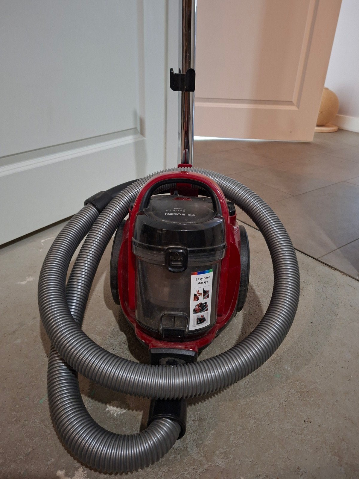Bosch Serie 2 Parquet Stofzuiger - Zakloos, Gebruikt, Bosch, Ophalen of Verzenden, Geschikt voor harde vloeren