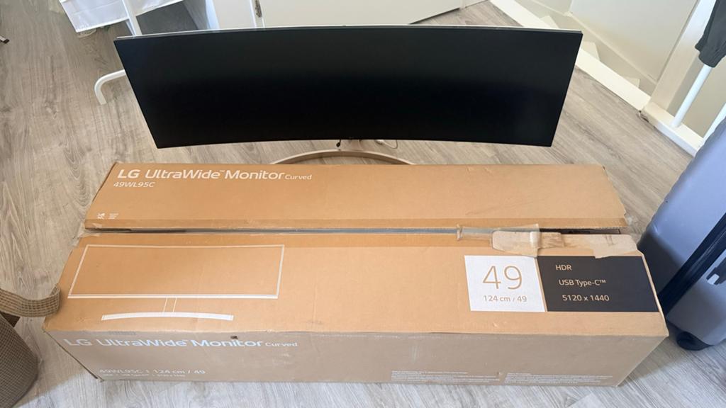 LG UltraWide Monitor Curved 49WL95C 49 inch, Computers en Software, Monitoren, Gaming, Gebruikt, IPS, Curved