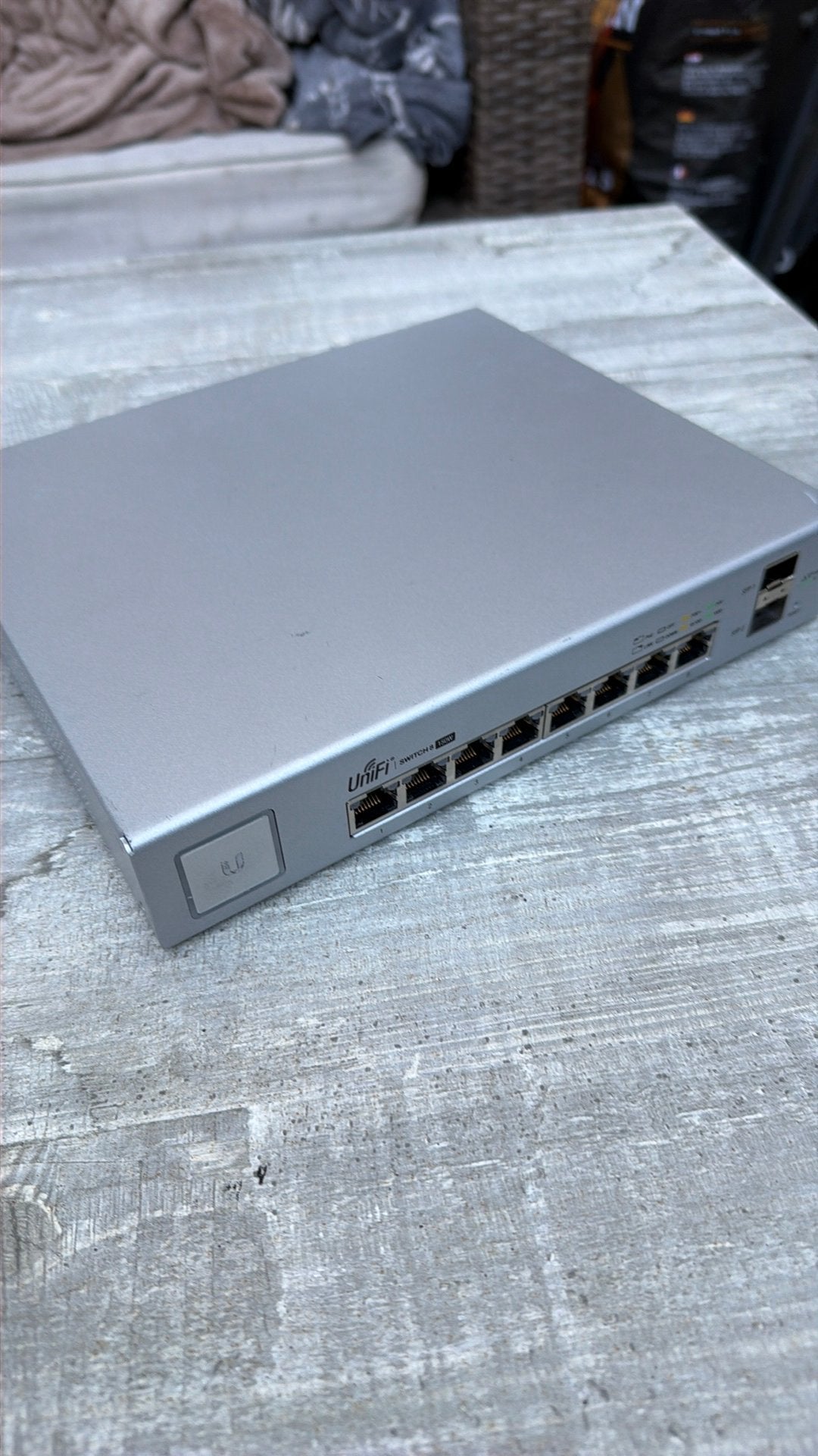 Unifi us-8-150w PoE switch, Ophalen of Verzenden, Gebruikt