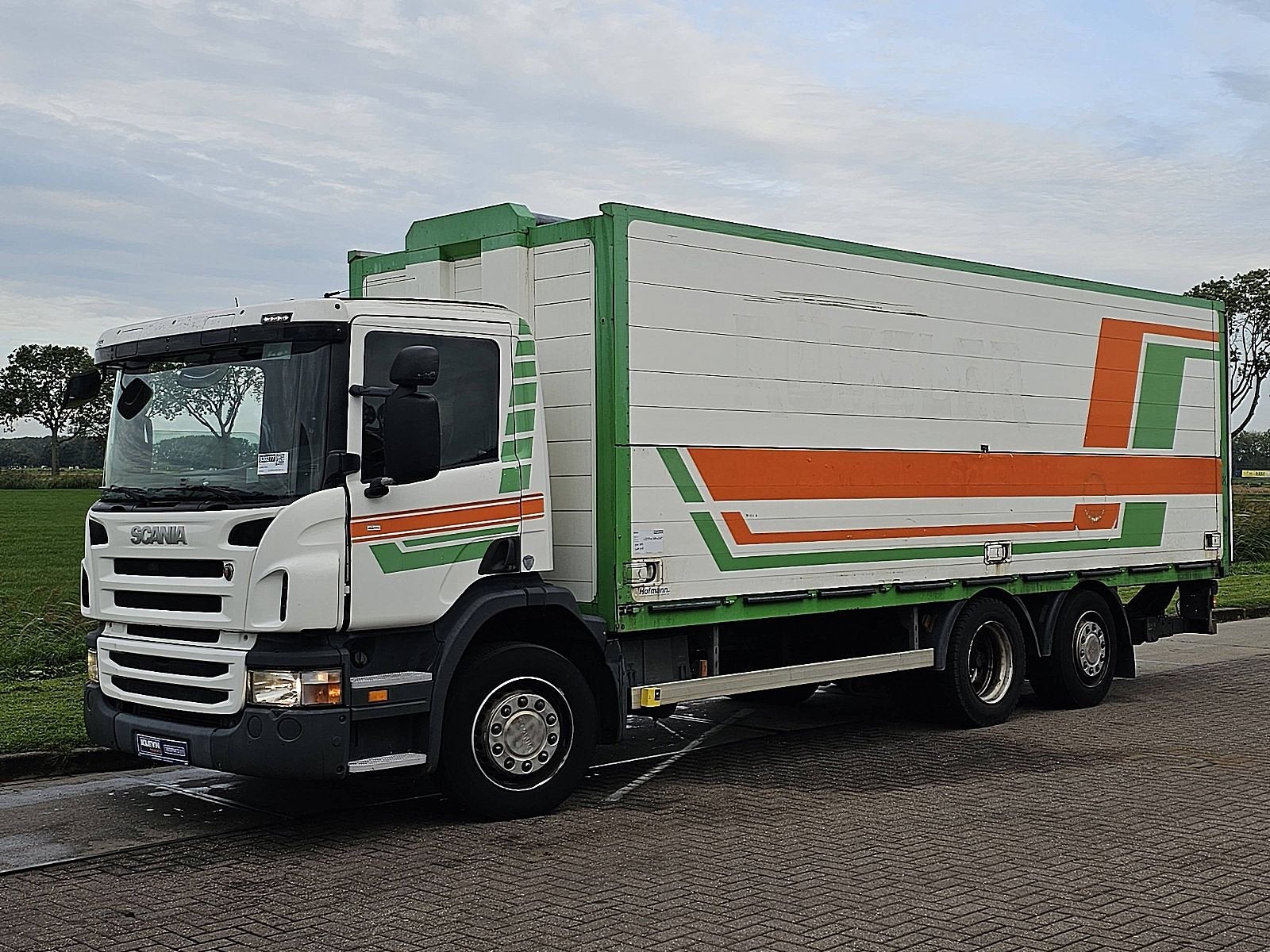 SCANIA P280 6x2*4, Auto's, Scania, Wit, Bedrijf, Stoelverwarming