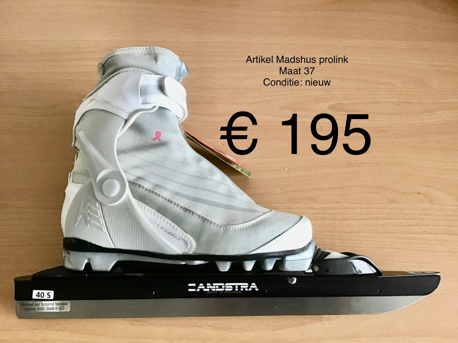 Nieuwe clicknoren- Maat 37 - Compleet met ijzers, Sport en Fitness, O, Onbekend, Nieuw, Onbekend