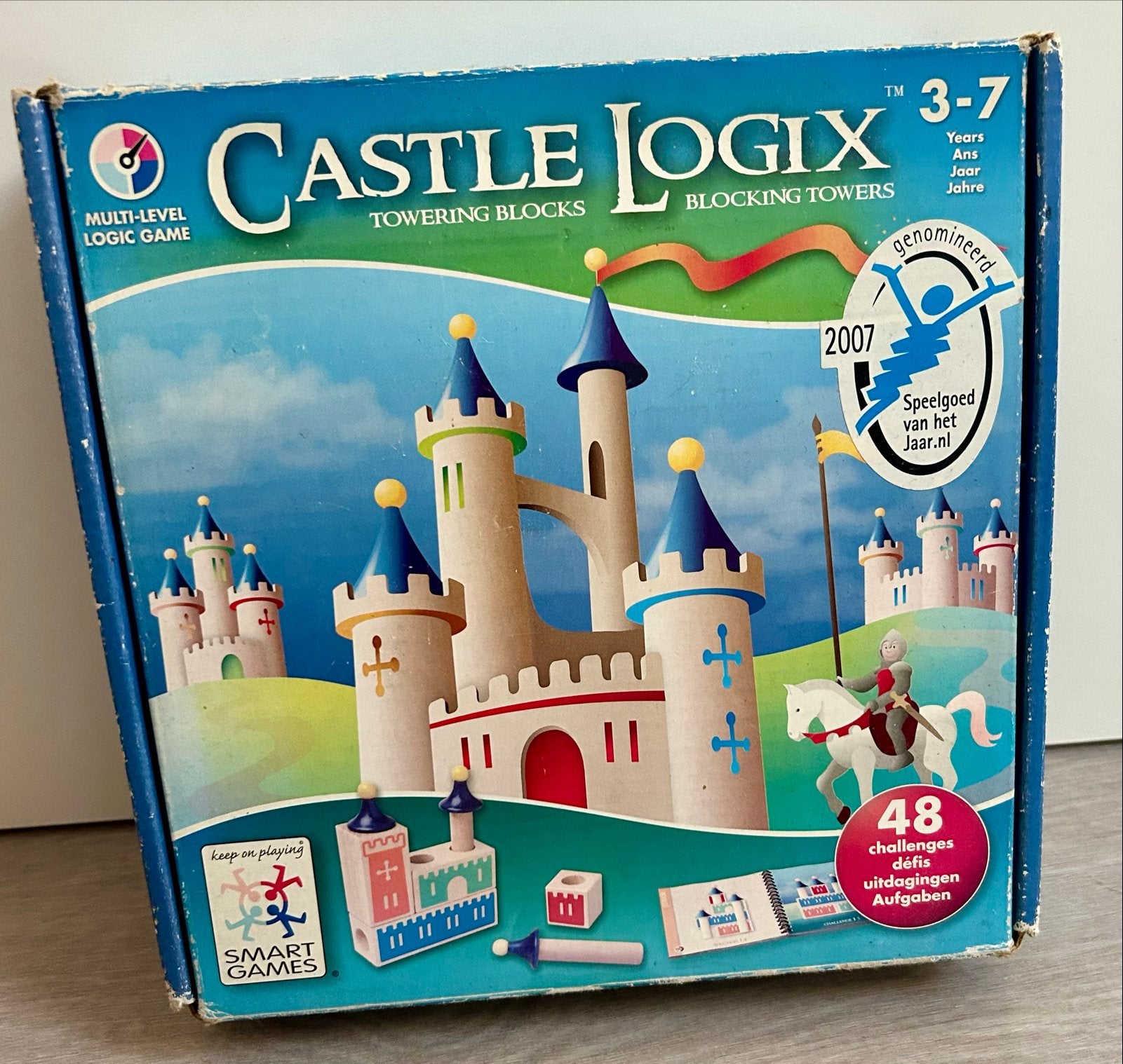 Smart Games Castle Logix - Toren Bouwen Logica Spel, Ophalen of Verzenden, Zo goed als nieuw, Overige merken