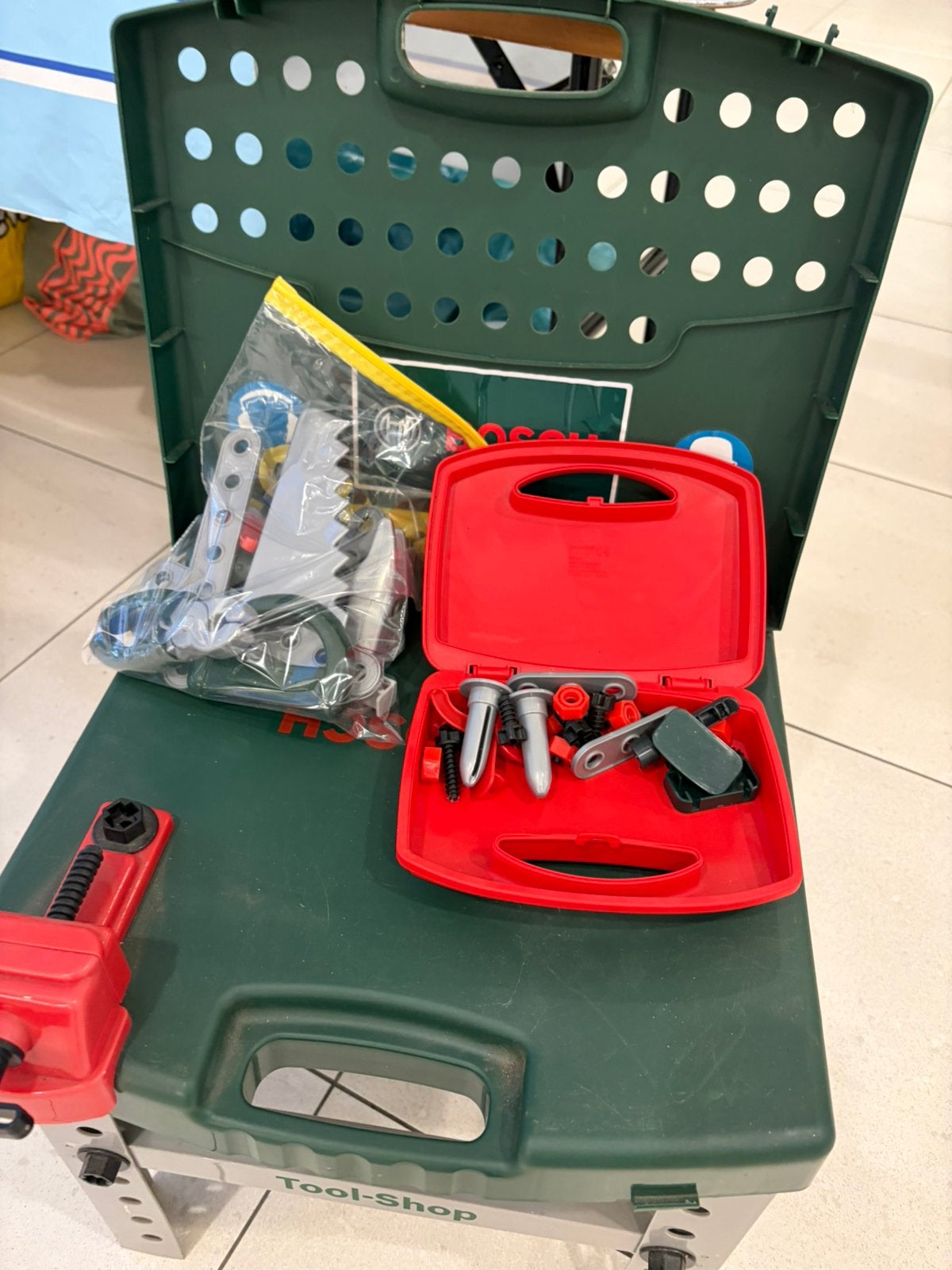 Bosch werkbank, Kinderen en Baby's, Ophalen, Zo goed als nieuw, Jongen of Meisje