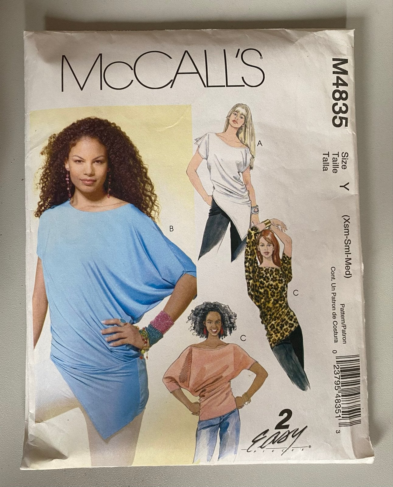 McCall's M4835 naaipatroon - ongebruikt, Hobby en Vrije tijd, Overige merken, Vrouw, Nieuw, Ophalen of Verzenden