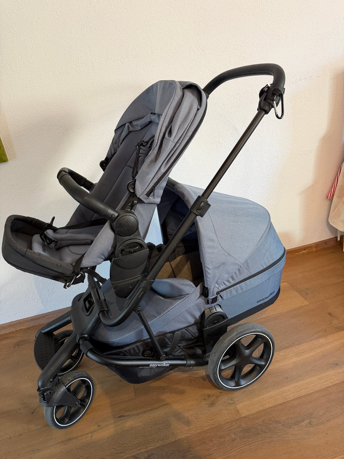 Easywalker duo wagen Harvey 3 compleet met maxicosi, Overige merken, Ophalen of Verzenden, Zo goed als nieuw, Combiwagen