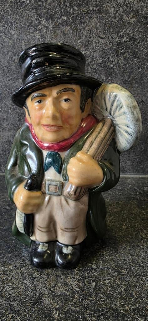 Antieke Engelse Toby Jug - Groen - Staffordshire, Antiek en Kunst, Antiek | Keramiek en Aardewerk, Ophalen of Verzenden