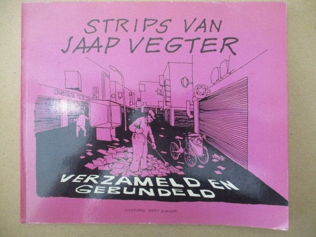 ad000585 jaap vegter - verzameld en gebundeld, Eén stripboek, Ophalen, Gelezen