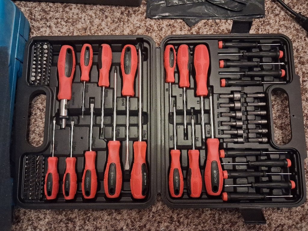 Schroeven draaier en torx set helemaal nieuww in koffer, Ophalen, Nieuw