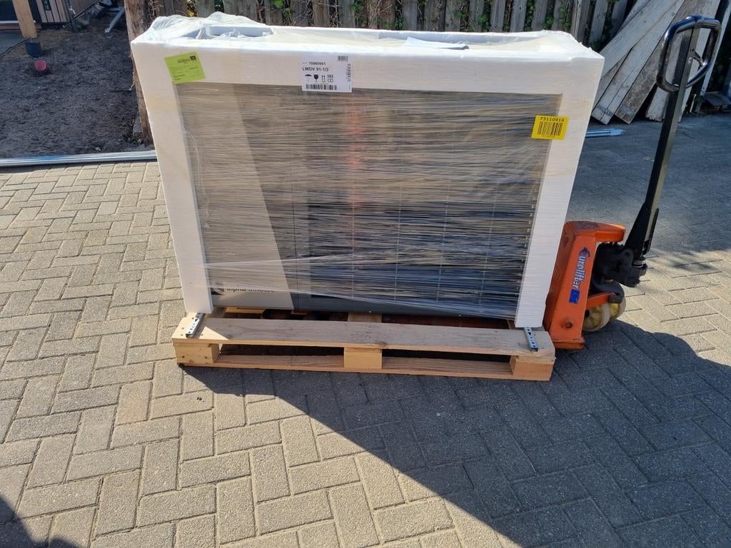 Warmtepomp set alpha innotec, Ophalen