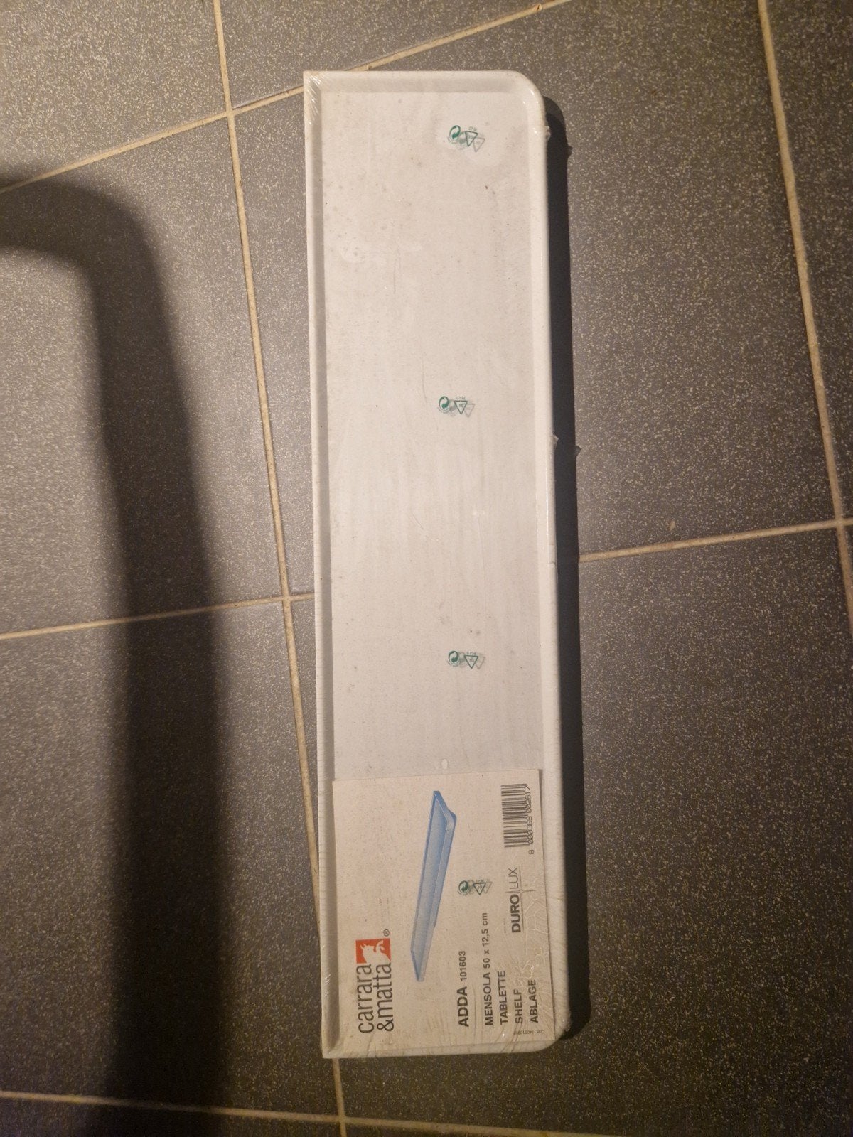 kunsstof wit  planchet  50x12,5 cm  nieuw, Ophalen, Nieuw, Toilet
