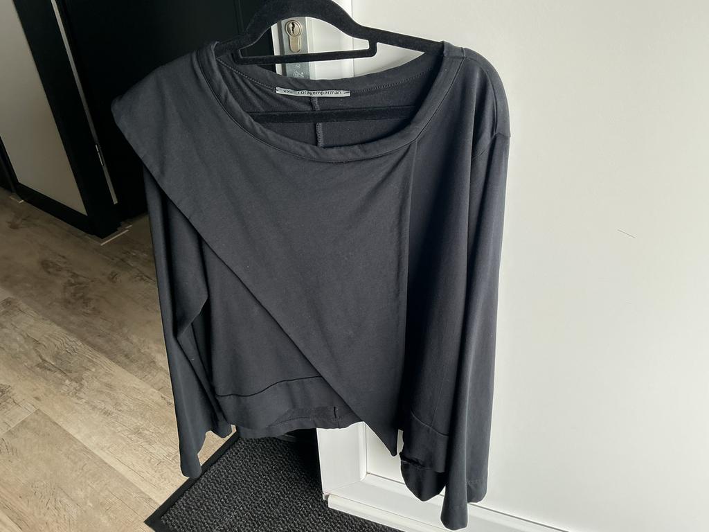 Cora Kemperman sweater maar xxl, Ophalen of Verzenden, Gedragen, Maat 46/48 (XL) of groter, Zwart