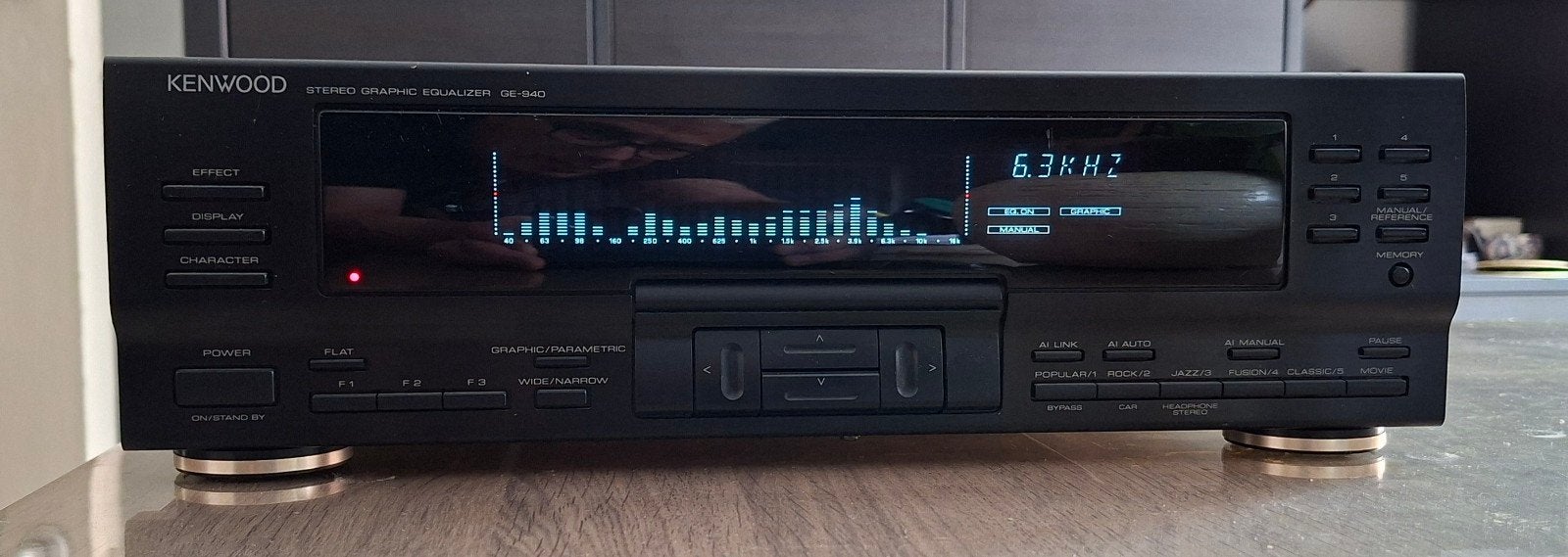 Kenwood GE-940 equalizer, Ophalen of Verzenden, Gebruikt, Stereo, Overige merken