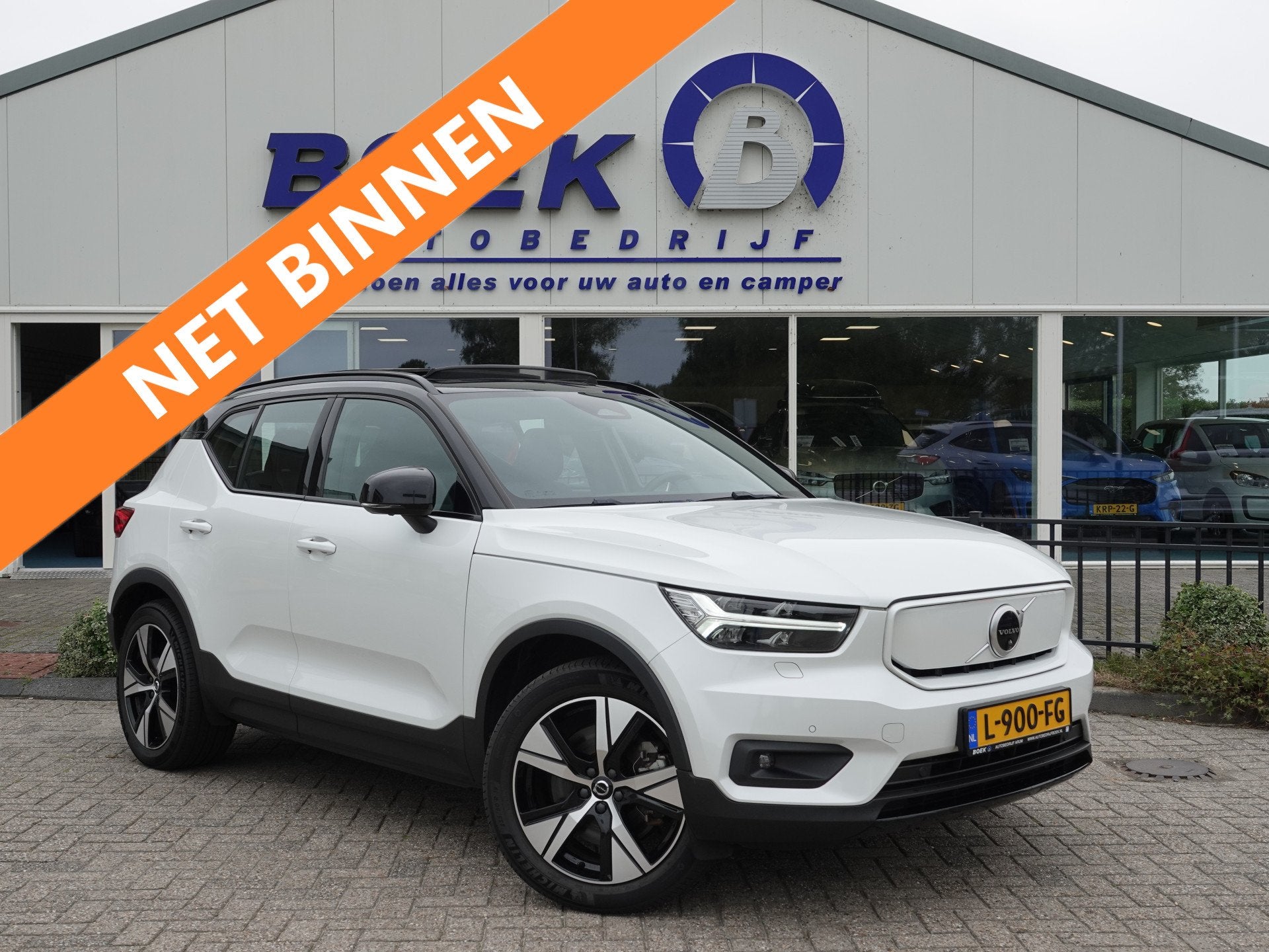 Volvo XC40 Recharge P8 408PK AWD R-Design VOL LEER | SOH 90,, Auto's, Gebruikt, 24 min, Wit, 425 min
