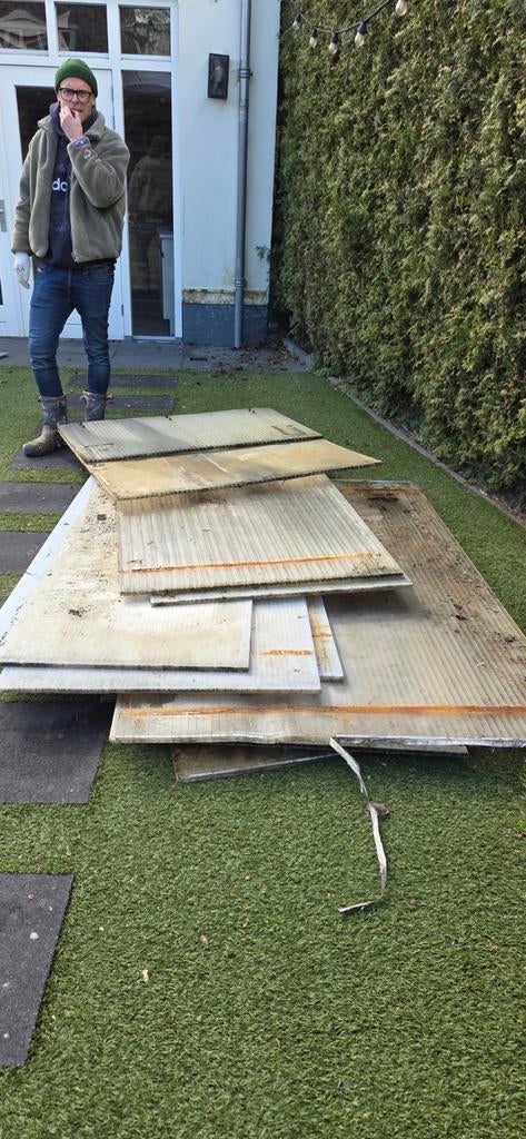 Polycarbonaat platen, Doe-het-zelf en Verbouw, Platen en Panelen, Ophalen of Verzenden, Gebruikt, Overige materialen, Minder dan 20 mm