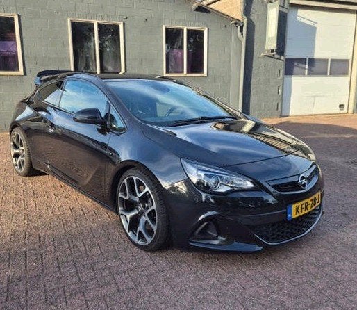 Opel Astra 2.0 T 280PK OPC 2014 Zwart|Maxton|Topstaat, Voorwielaandrijving, Zwart, Leder en Stof, Zwart