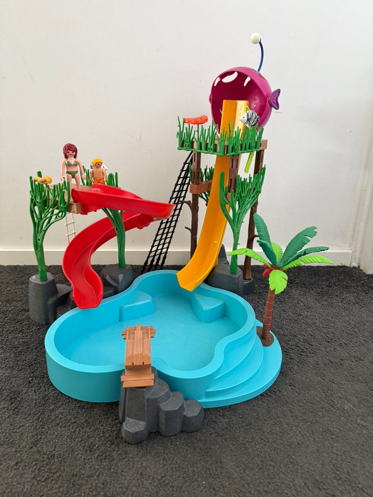 Playmobil 70609, Family Fun Waterpark met glijbanen, Kinderen en Baby's, Speelgoed | Playmobil, Ophalen of Verzenden, Gebruikt