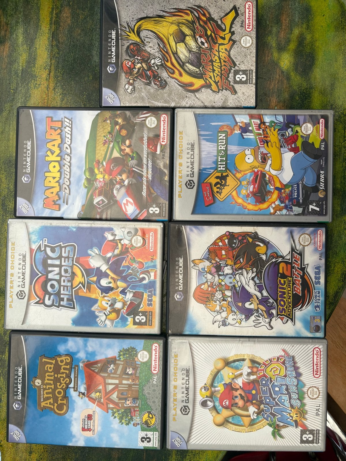 Collectie GameCube games: Mario Kart, Sonic, Animal Crossing, Gebruikt, 1 speler, Vanaf 3 jaar, Ophalen