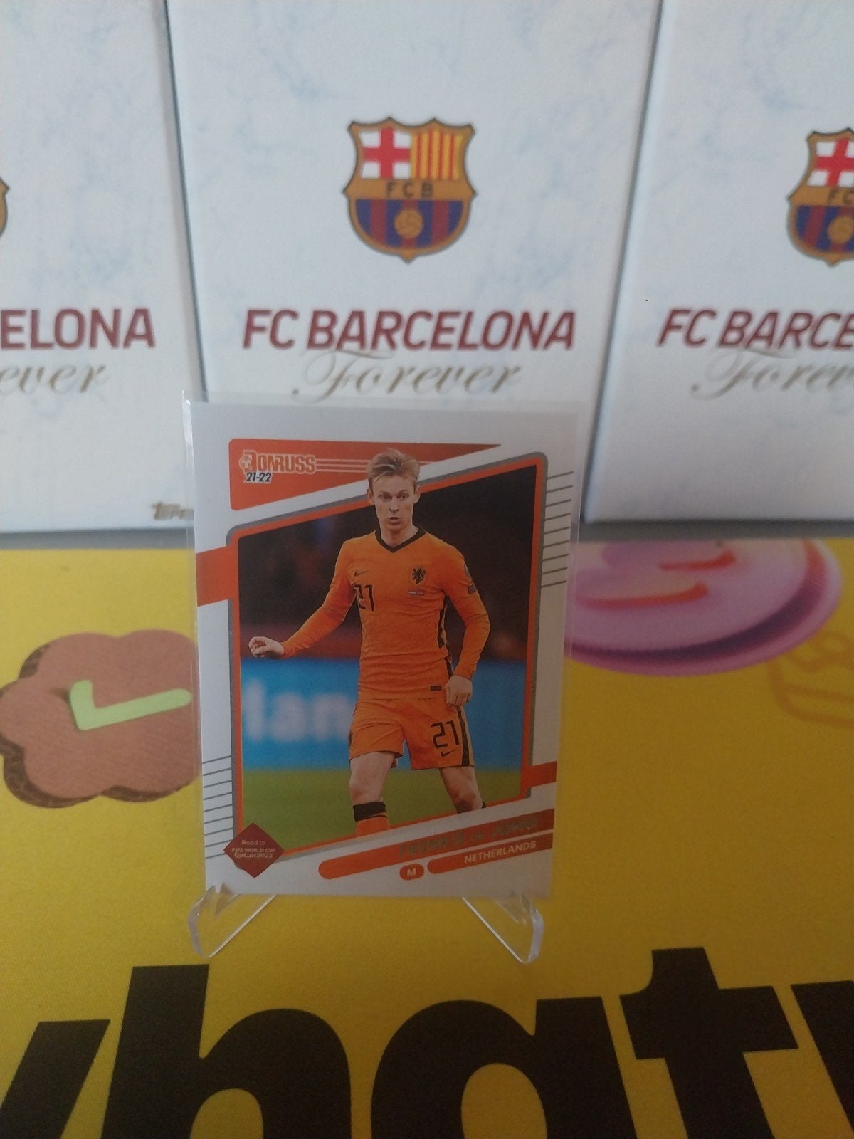 Frenkie de Jong Panini Donruss 2021-2022, Verzamelen, Speelkaarten, Jokers en Kwartetten, Ophalen of Verzenden, Zo goed als nieuw