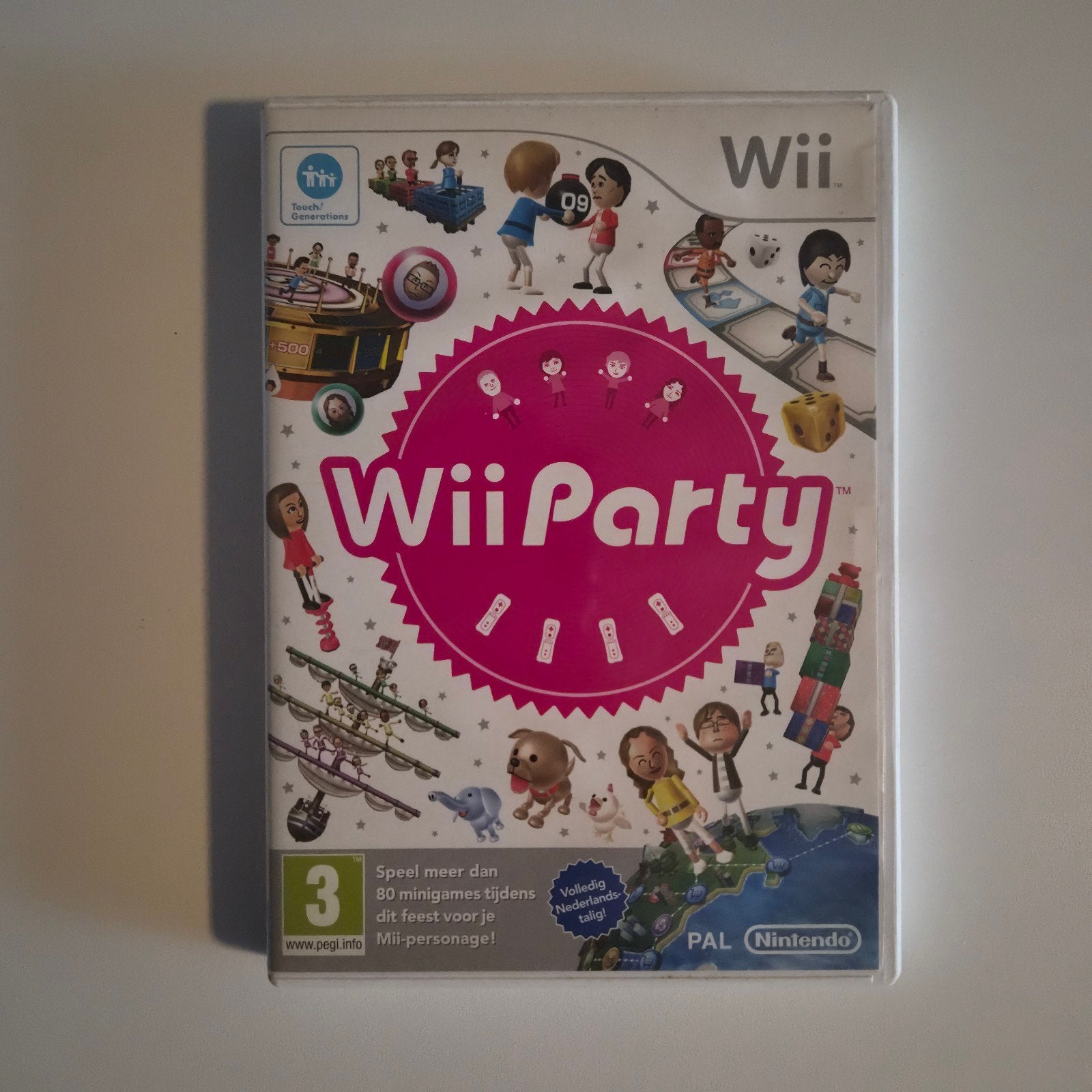 Wii Party - Nintendo Wii (bekrast), Spelcomputers en Games, Games | Nintendo Wii, Gebruikt, Overige genres, Eén computer, Ophalen of Verzenden
