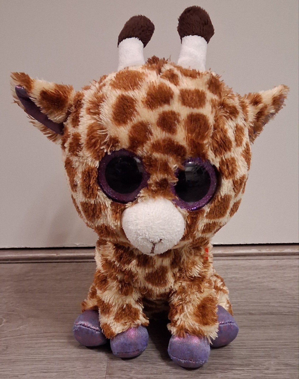 ty beanie boo giraf Safari 24 cm, Giraf, Overige karakters, Ophalen of Verzenden, Zo goed als nieuw