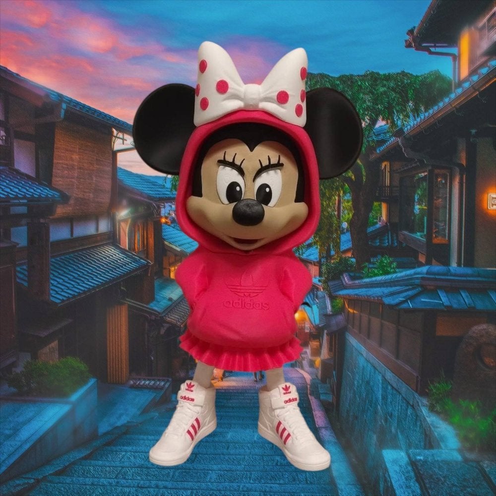 Nieuw 3D geprint beeld van Minnie Mouse in girly pink., Ophalen of Verzenden, Nieuw, Fantasy