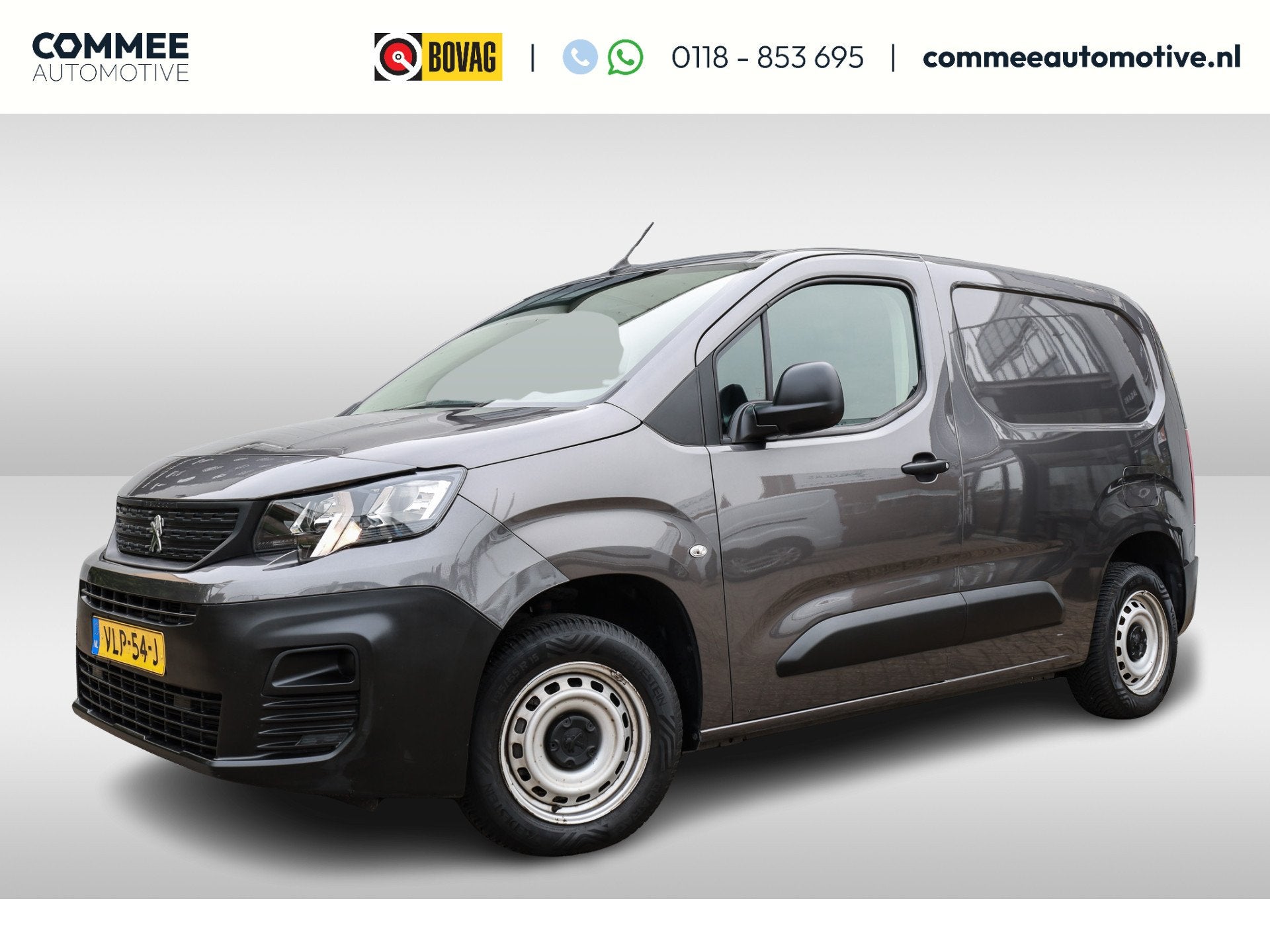 Peugeot Partner 1.5 BlueHDI Pro NAV I Apple CP I Cr.Contr., Auto's, Voorwielaandrijving, Gebruikt, 4 cilinders, Origineel Nederlands