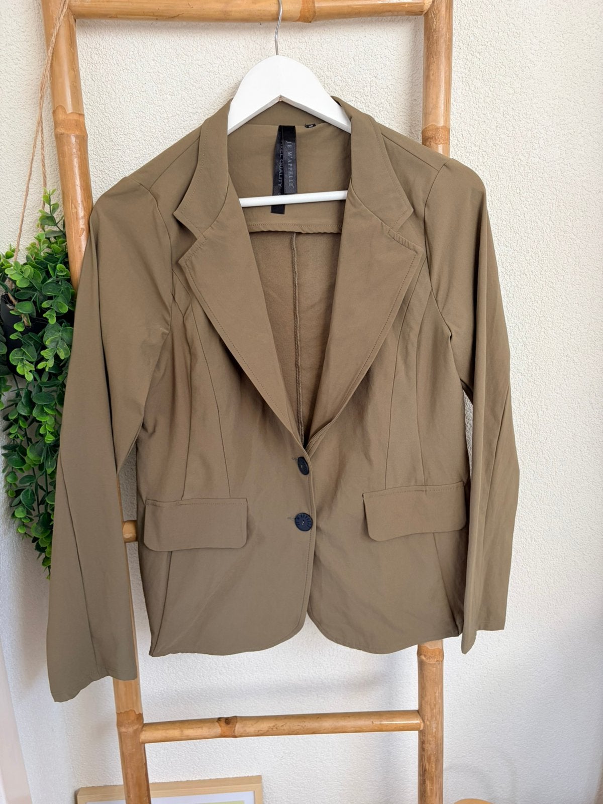 Je M’appelle travelstof blazer maat M, Maat 38/40 (M), Ophalen of Verzenden, Zo goed als nieuw, Jasje