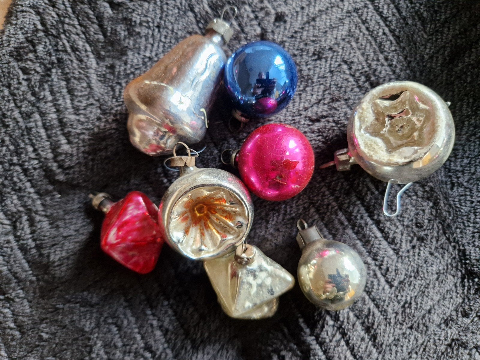 Antiek kerstballen feathertree, Ophalen of Verzenden