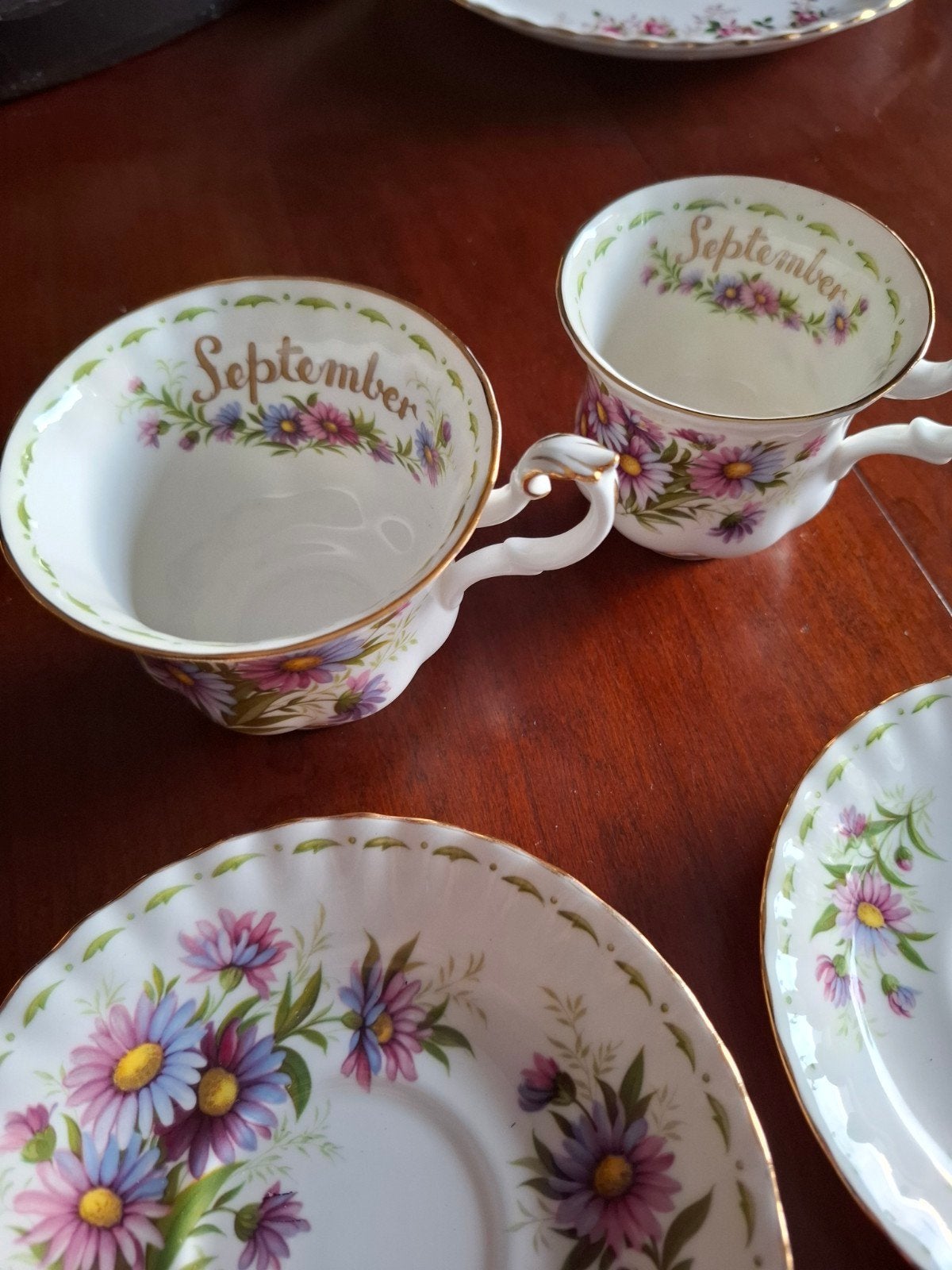 Royal Albert Flower of the Month September 6 delige set, Ophalen of Verzenden