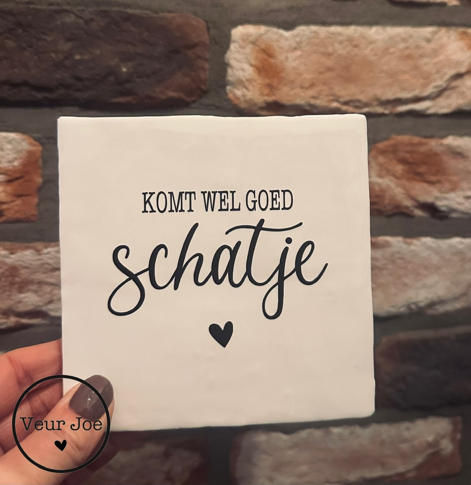 Tegel - komt wel goed schatje, Ophalen of Verzenden, Nieuw