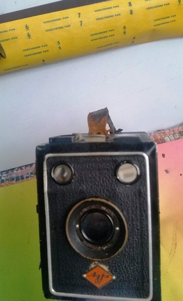 Originele AGFA Box-Spezial! met lederen draagtasje jaren '50, Ophalen of Verzenden, 1940 tot 1960, Fototoestel