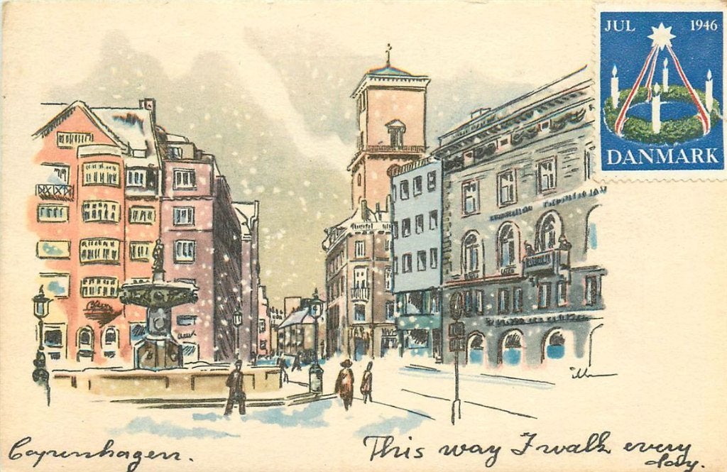 701-437-001 Copenhagen, Verzenden, Voor 1920, Overig Europa