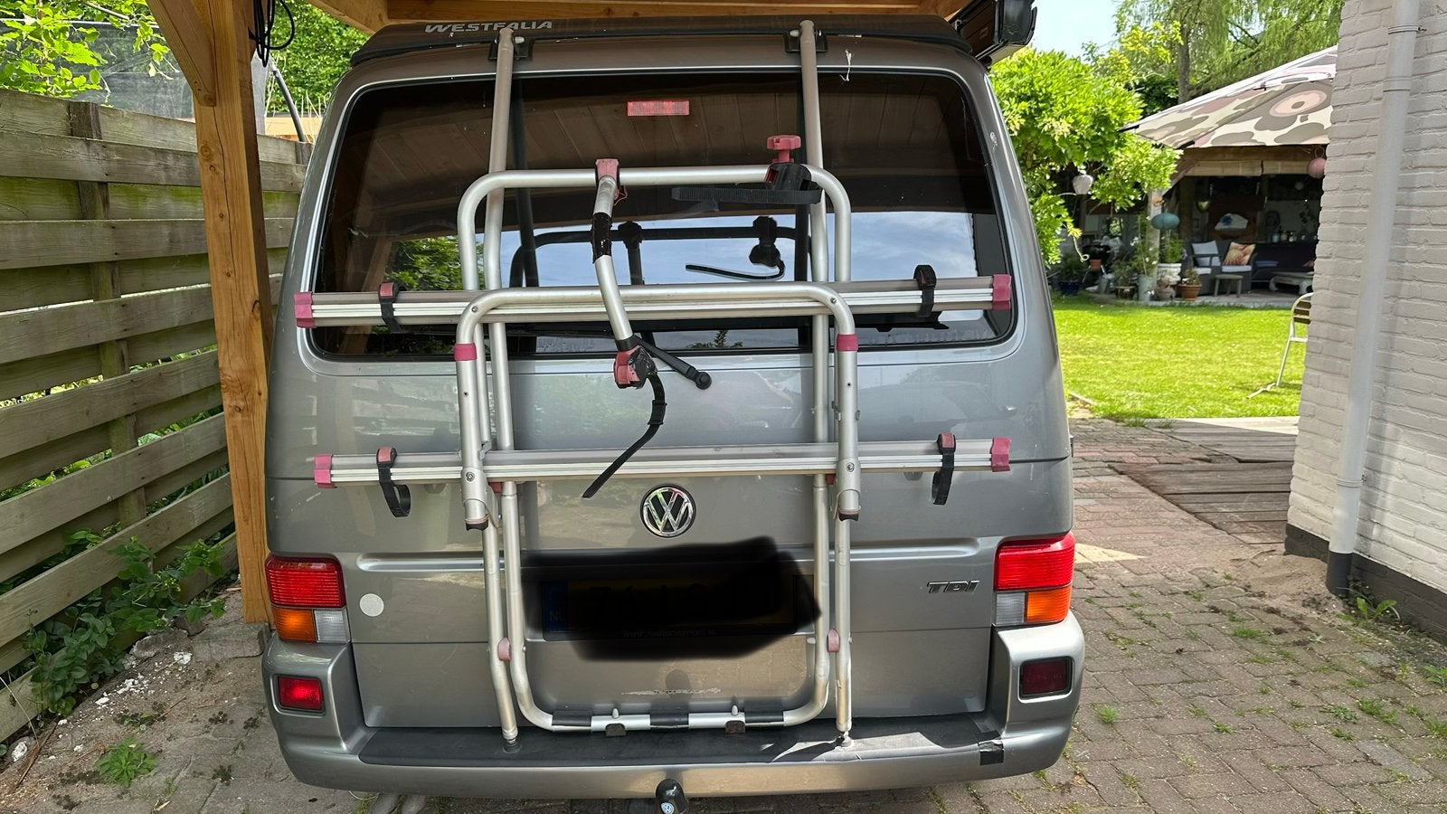 Vw t4 fietsendrager achterklep, Auto diversen, Fietsendragers, Ophalen, Gebruikt, Achterklepdrager
