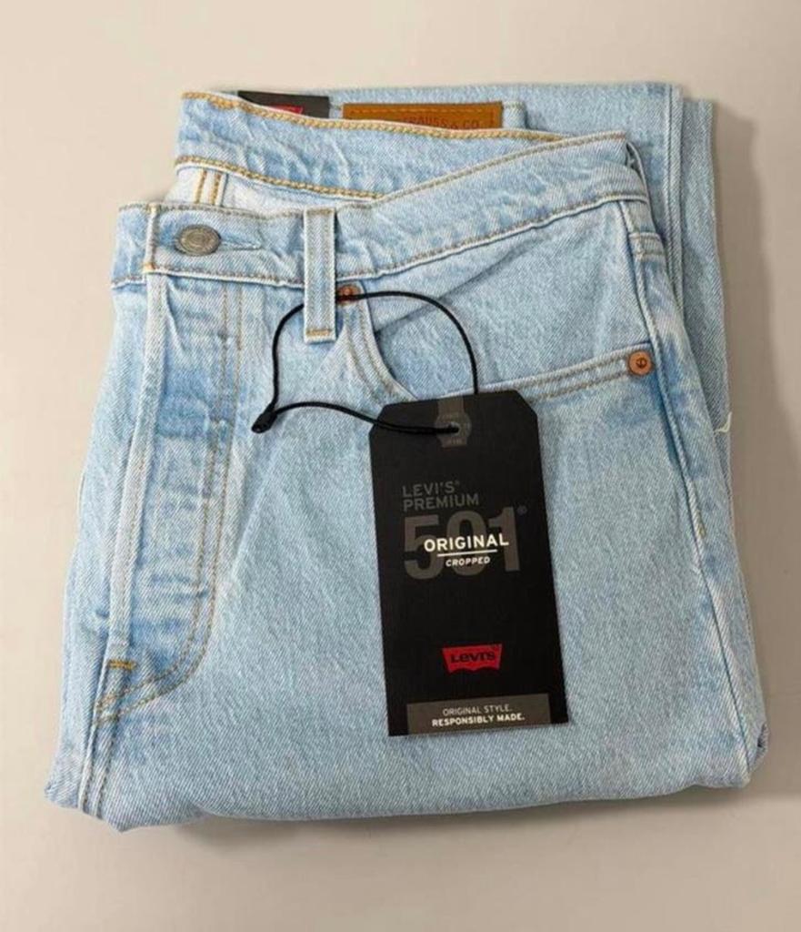 Levi's 501 Original Cropped women jeans NIEUW W29 L28 29-28, Blauw, Nieuw, Ophalen of Verzenden, H