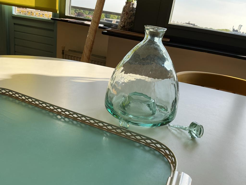 Glazen handgeblazen wespenvanger - 30 cm hoog, Antiek en Kunst, Ophalen