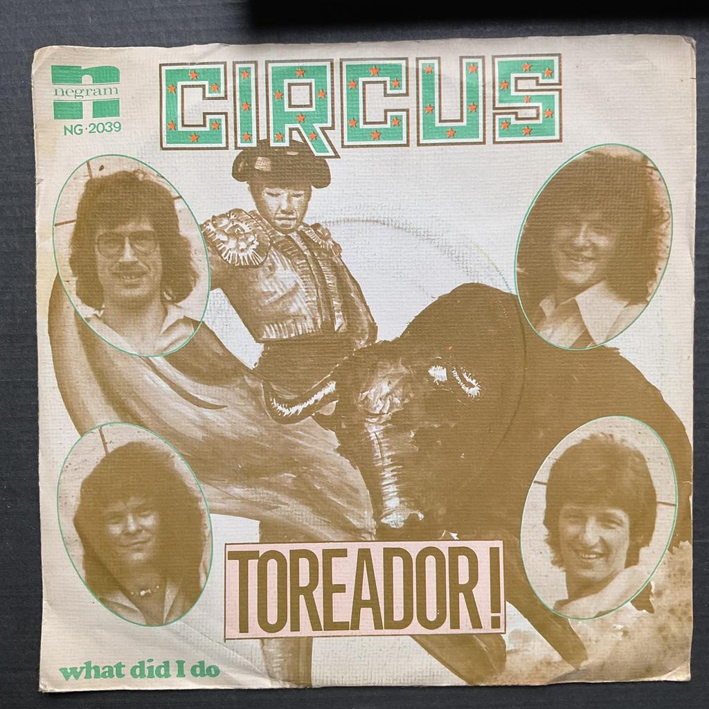 Circus - Toreador, Cd's en Dvd's, Vinyl Singles, Ophalen of Verzenden, Gebruikt, Pop