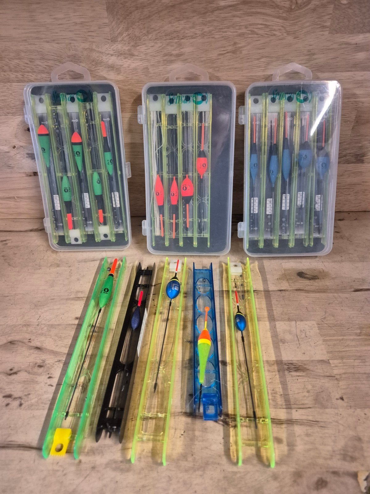 mooie set sensas dobbers als tuigjes!, Ophalen of Verzenden