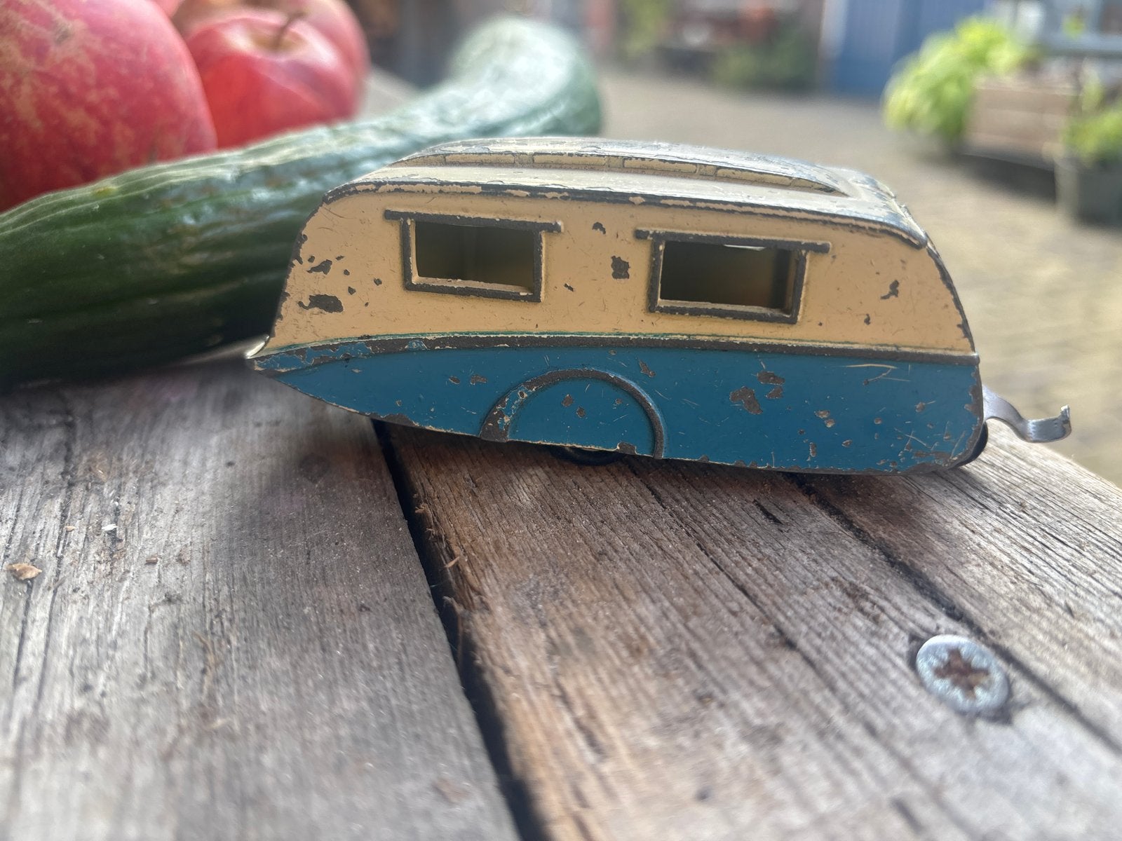 Vintage Dinky Toys Caravan 7073 - Gebruikt, Ophalen of Verzenden, Gebruikt