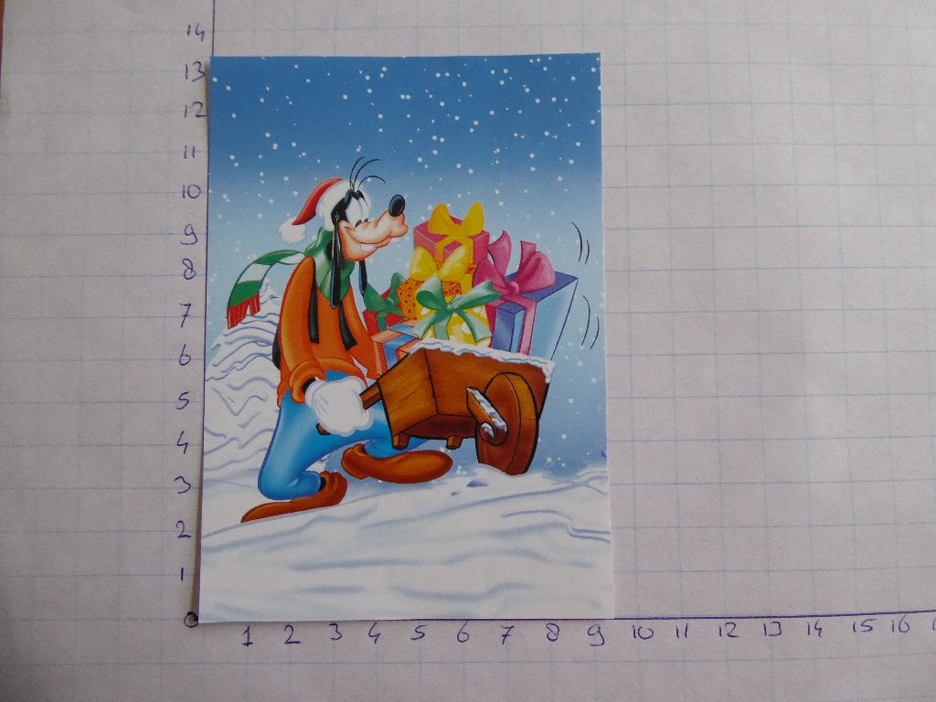 nr. 828 - uitgeknipt 3d plaatje kerst, Ophalen of Verzenden, Nieuw, Kerst, Knipvel