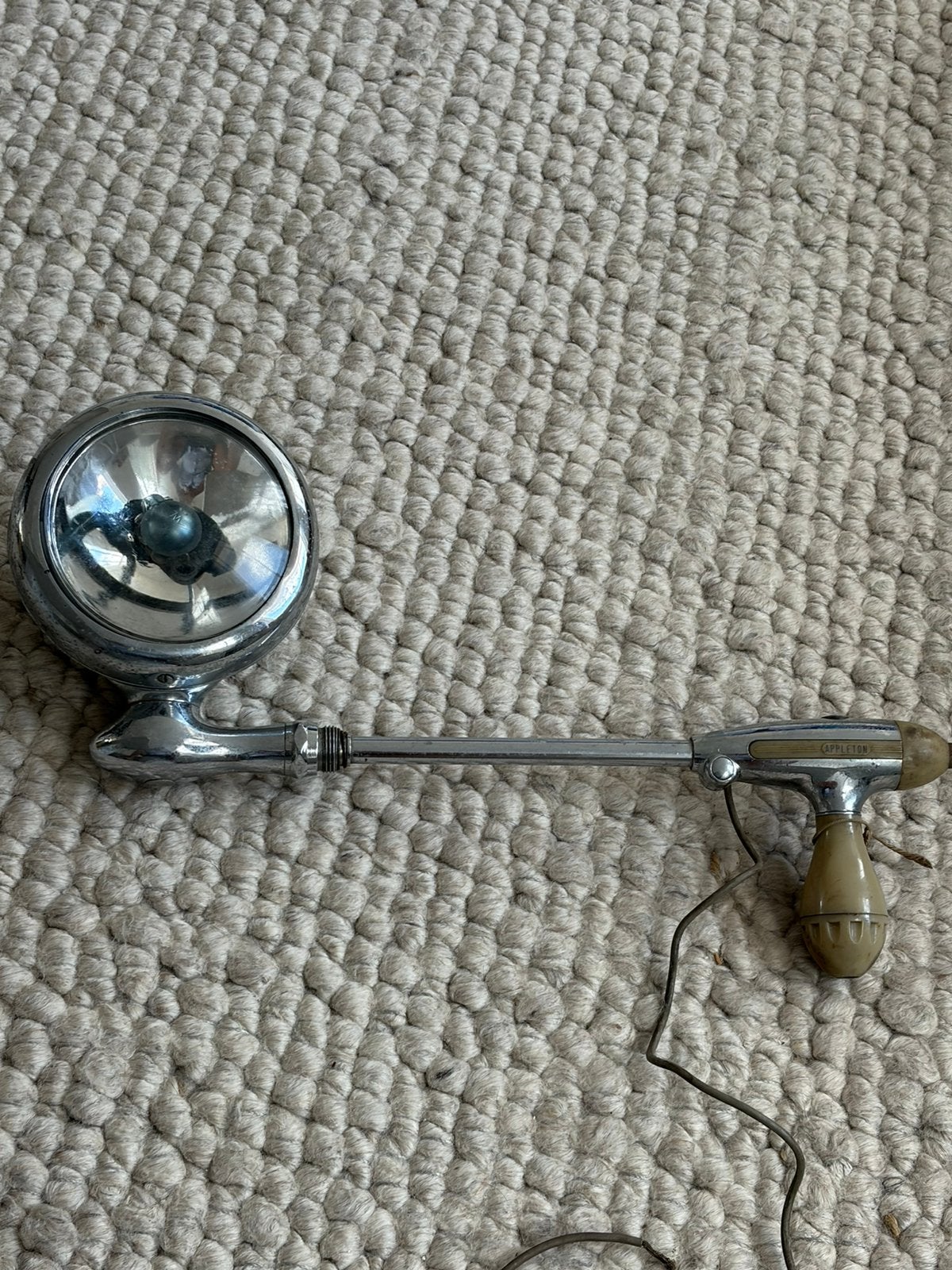 Vintage APPLETON Chrome Spotlight Light Car Truck, Ophalen of Verzenden, Zo goed als nieuw