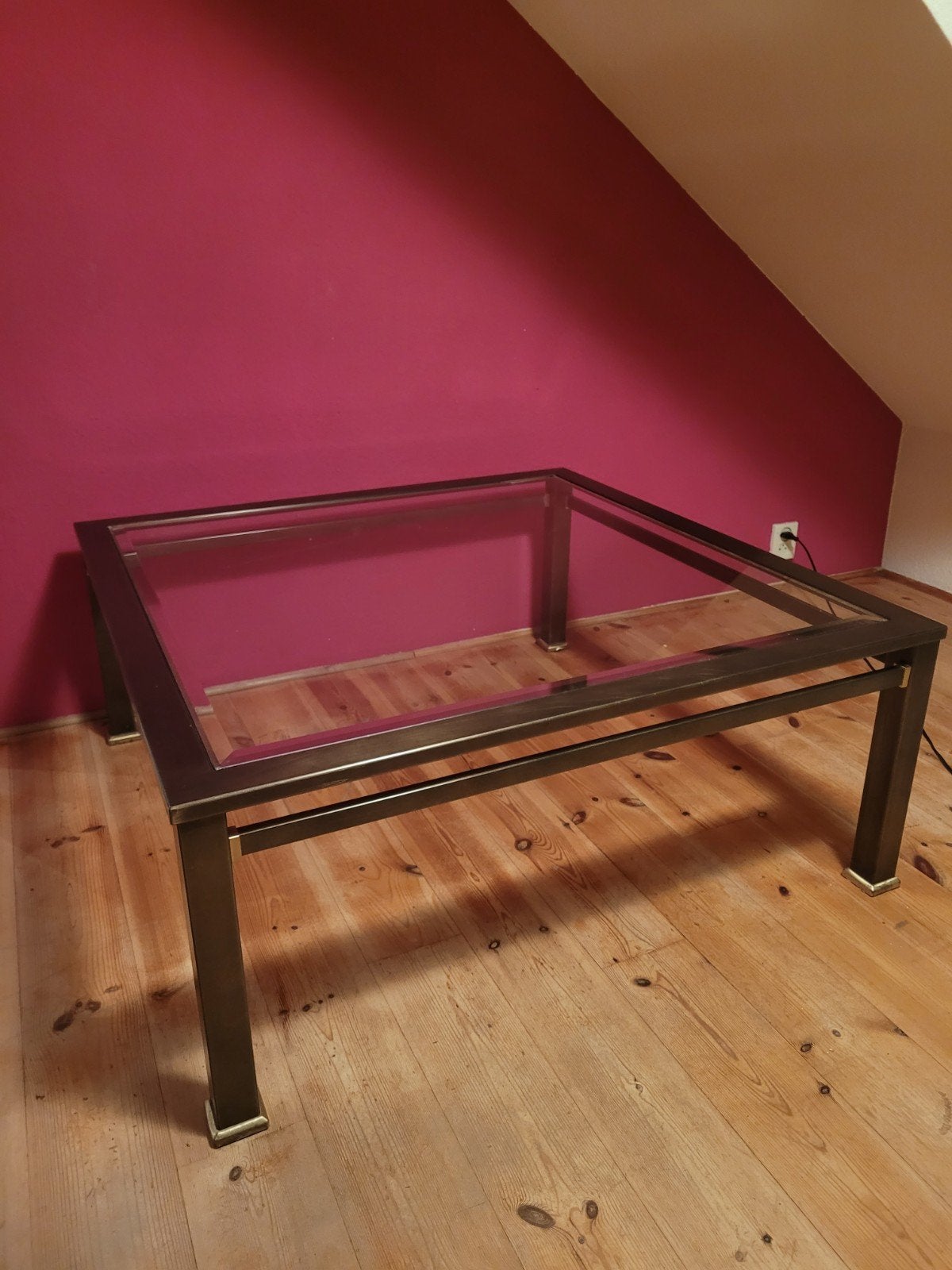 Salontafel Bijzettafel TV-meubel, Ophalen, Gebruikt, 50 tot 100 cm, Glas