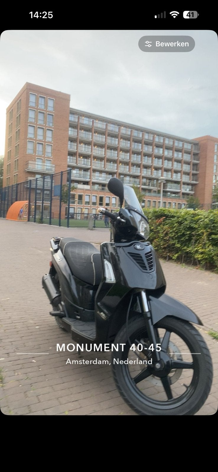 WOK Kymco People S 2016 blauwe kenteken, Fietsen en Brommers, Ophalen, Gebruikt, People S, Benzine