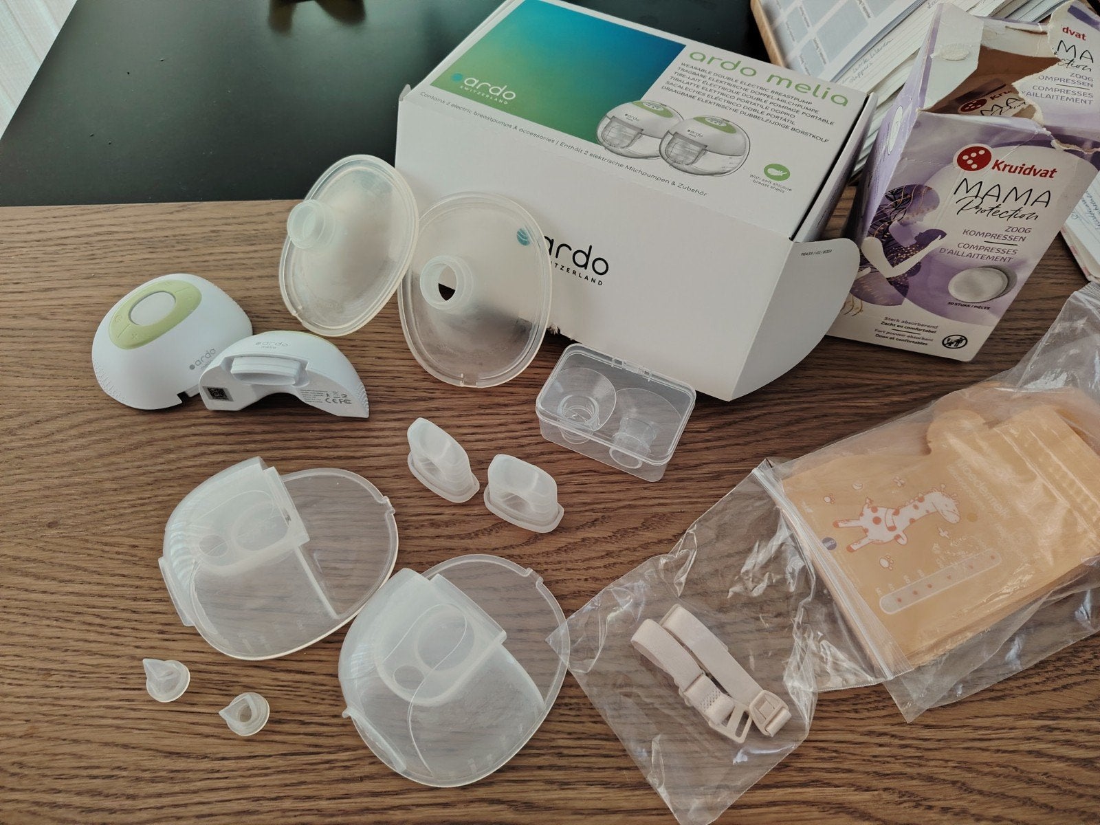 Ardo Melodia dubbele borstkolf met accessoires, Ophalen of Verzenden