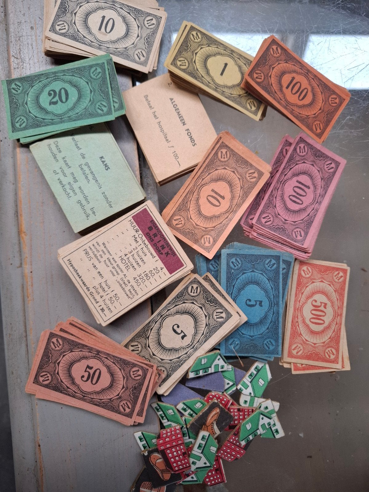 Oud monopoly geld enz, Ophalen of Verzenden